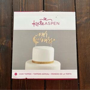 Kate Aspen Gold Cake Topper Party Supplies